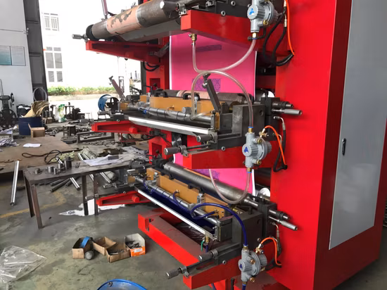 Macchina da stampa flessografica a sei colori ad alta velocità per tessuto da forno